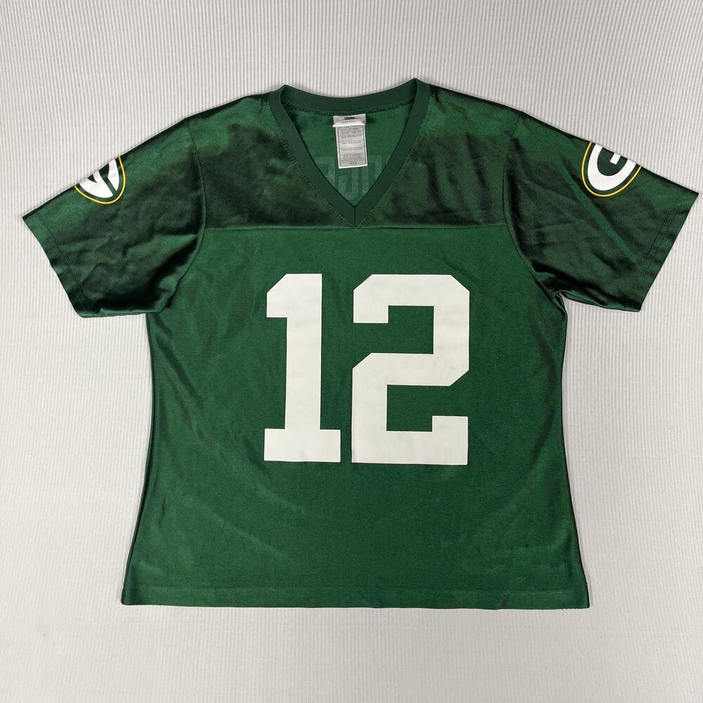 Green Bay Packers Jersey Womens M NFL Football Aaron Rodgers 12 NFL Team Apparel